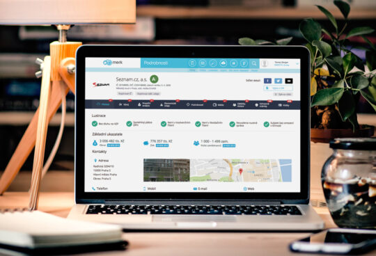 Nový Merk &#8211; vylepšený design, finanční data a rating firem